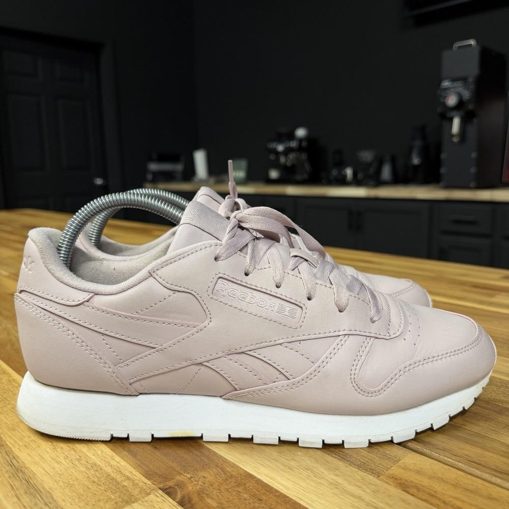 Reebok Women's Classic Leather Shoes Size 10.5 Lilac Pink Mauve